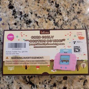 Aullsaty Toddler Toys Talking Flash Cards